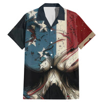 American Flag Skull Family Matching Mermaid Dress and Hawaiian Shirt I'm Not Anti - Social I'm Just Not User Friendly - Wonder Print Shop