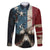 American Flag Skull Family Matching Summer Maxi Dress and Hawaiian Shirt I'm Not Anti - Social I'm Just Not User Friendly - Wonder Print Shop
