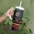 American Flag Skull Tumbler With Handle I'm Not Anti - Social I'm Just Not User Friendly
