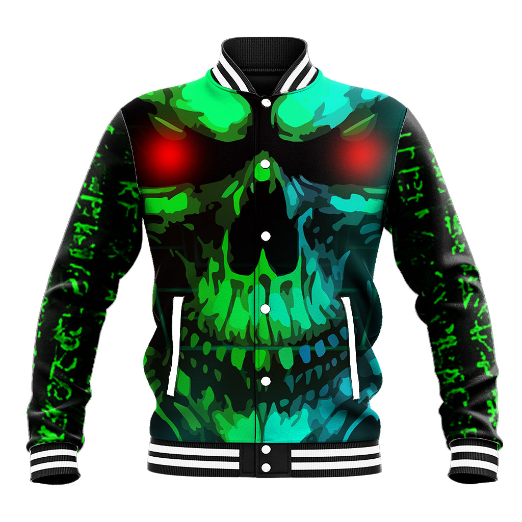 I Fing Hate These People Baseball Jacket - Wonder Print Shop