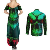I Fing Hate These People Couples Matching Summer Maxi Dress and Long Sleeve Button Shirts - Wonder Print Shop