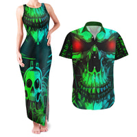 I Fing Hate These People Couples Matching Tank Maxi Dress and Hawaiian Shirt - Wonder Print Shop