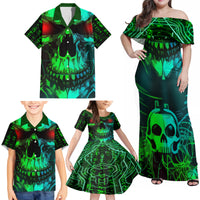 I Fing Hate These People Family Matching Off Shoulder Maxi Dress and Hawaiian Shirt - Wonder Print Shop