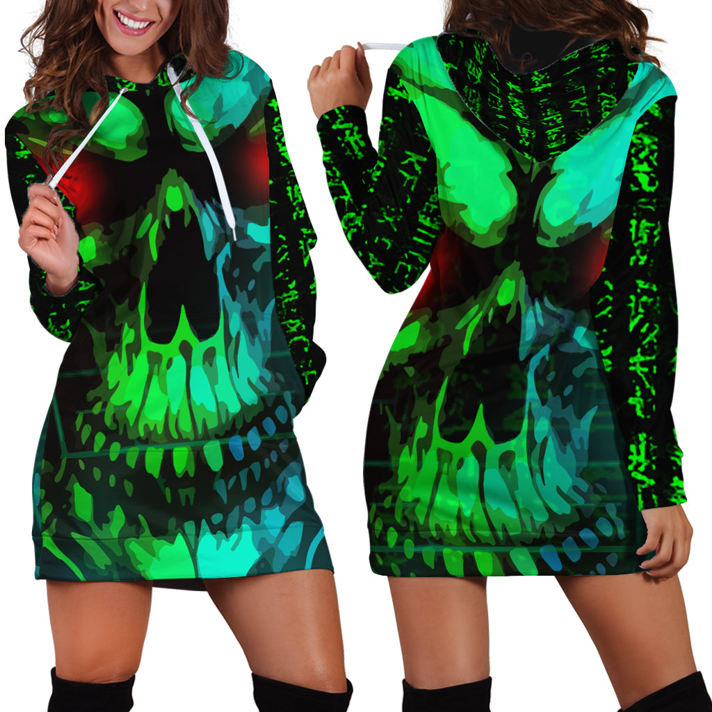 I Fing Hate These People Hoodie Dress - Wonder Print Shop