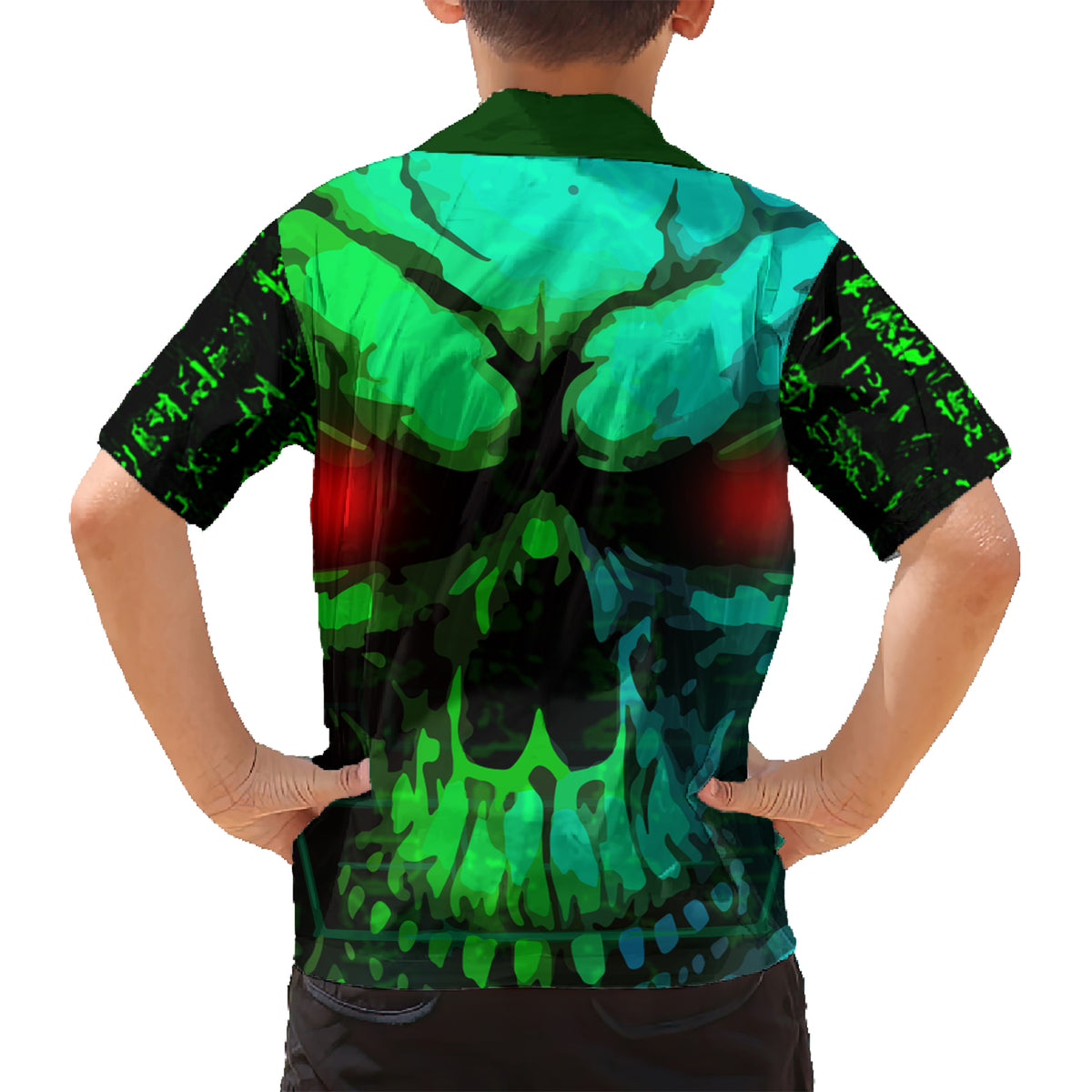 I Fing Hate These People Kid Hawaiian Shirt - Wonder Print Shop