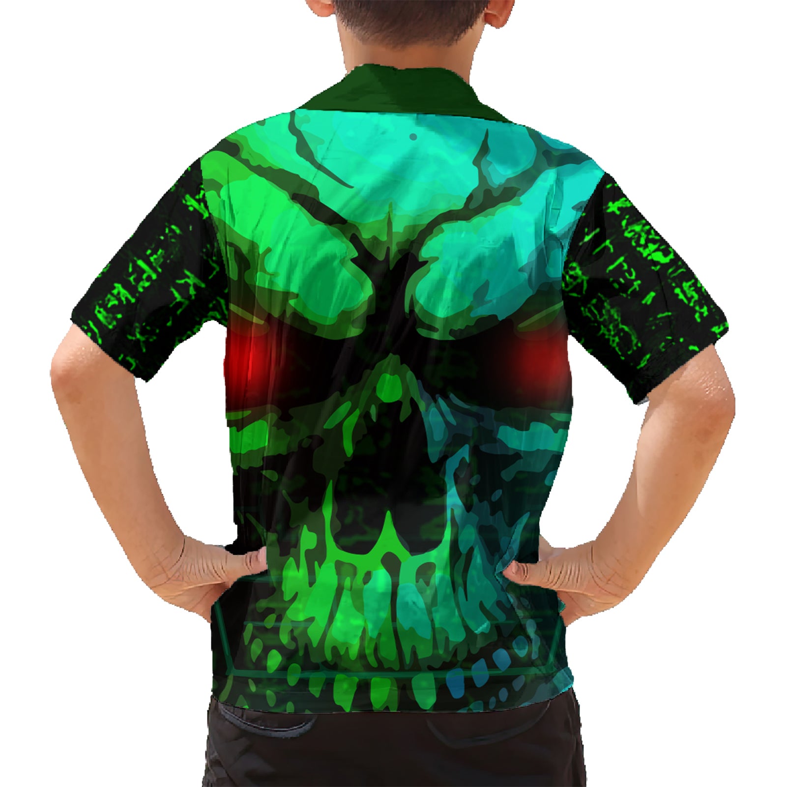 I Fing Hate These People Kid Hawaiian Shirt - Wonder Print Shop