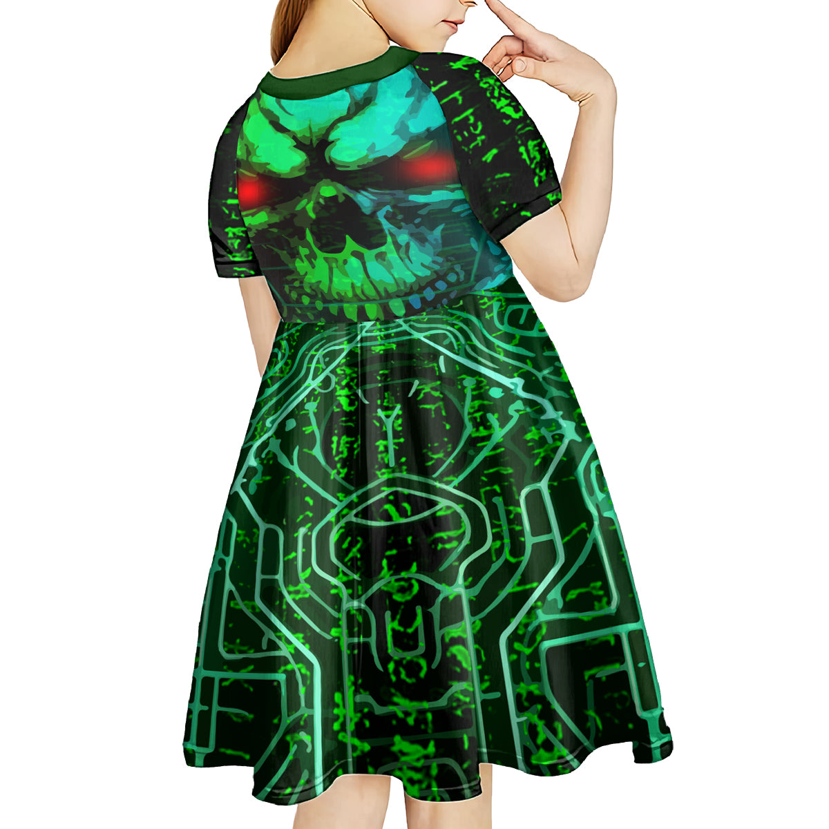 I Fing Hate These People Kid Short Sleeve Dress - Wonder Print Shop