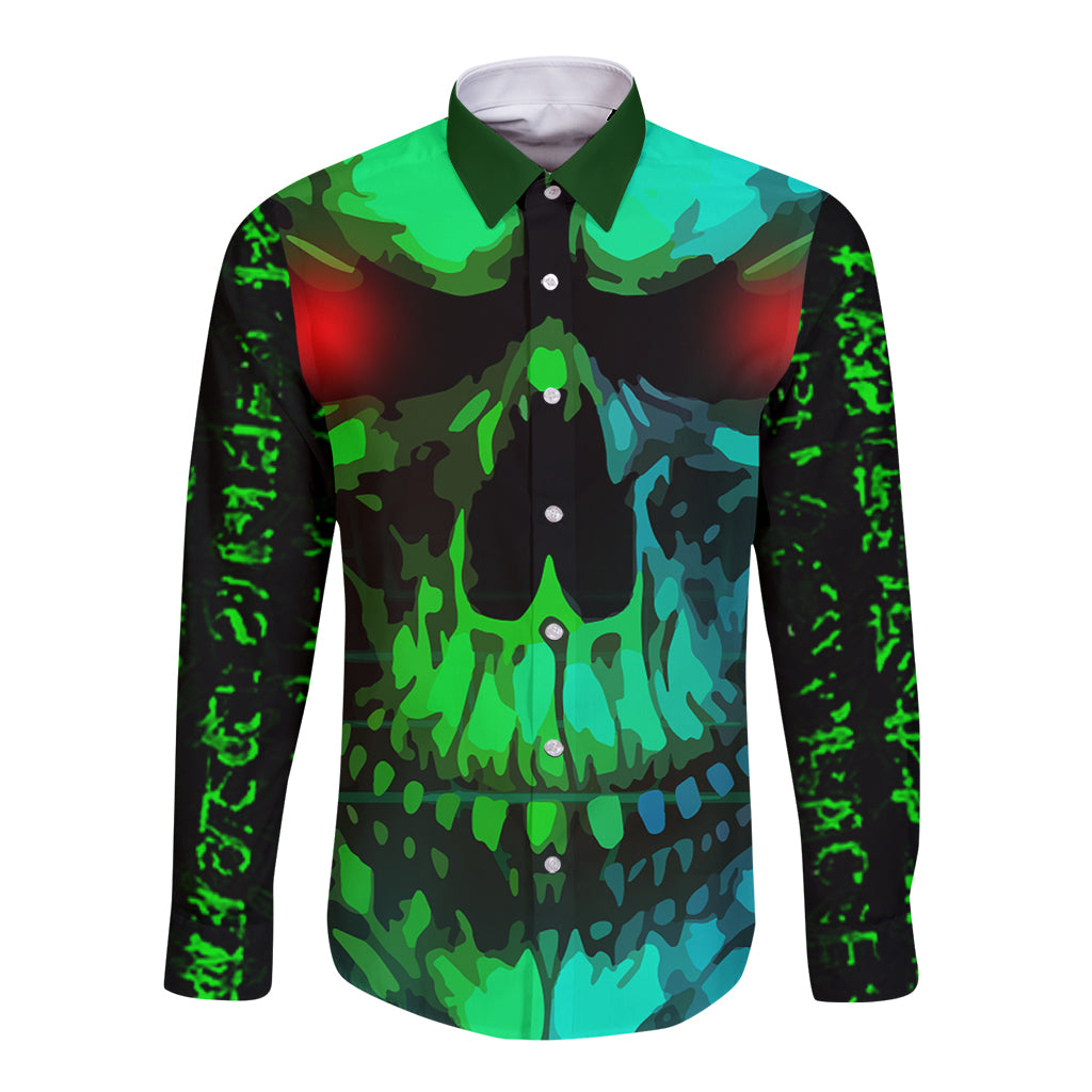 I Fing Hate These People Long Sleeve Button Shirt - Wonder Print Shop