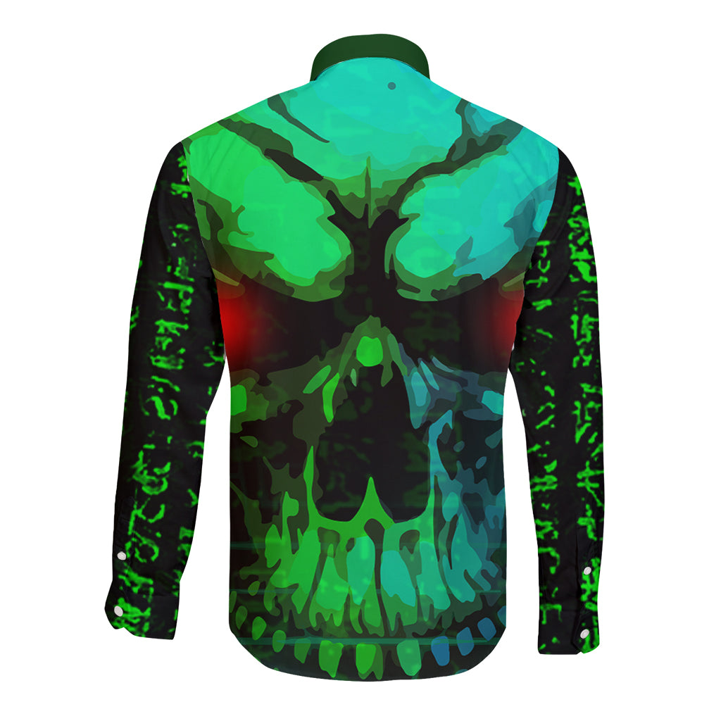 I Fing Hate These People Long Sleeve Button Shirt - Wonder Print Shop