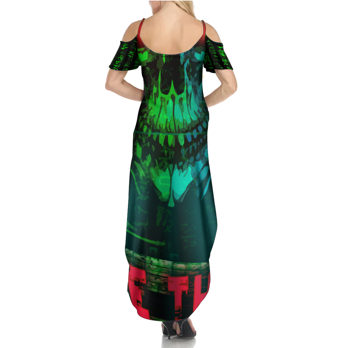 I Fing Hate These People Summer Maxi Dress - Wonder Print Shop