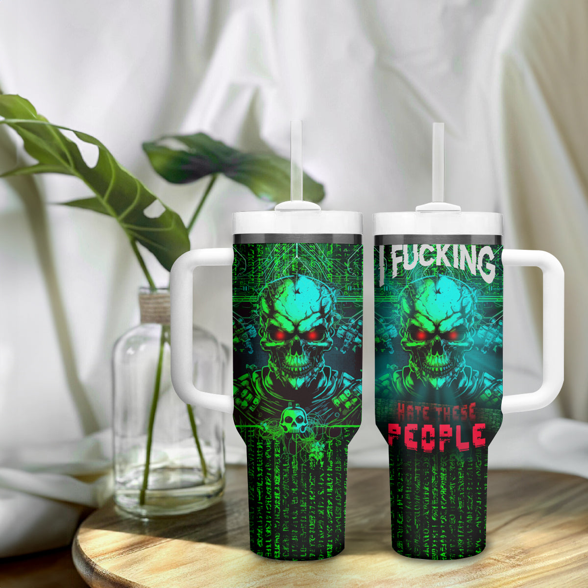 I Fing Hate These People Tumbler With Handle - Wonder Print Shop