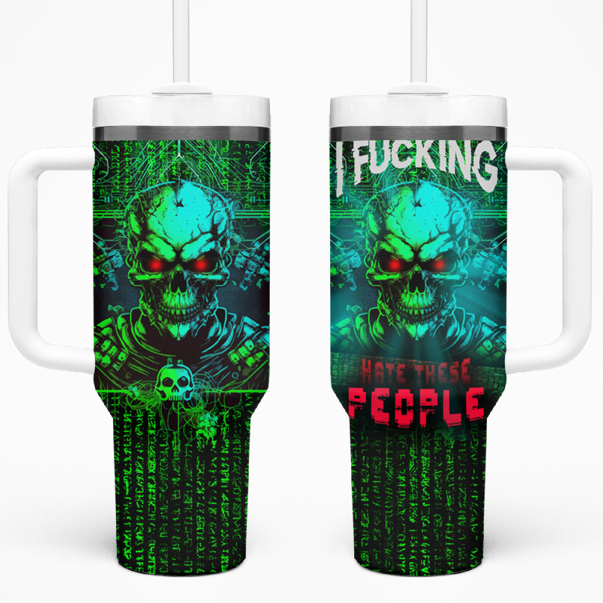 I Fing Hate These People Tumbler With Handle - Wonder Print Shop