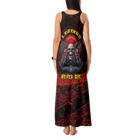 Skull Biker Tank Maxi Dress Legend Never Die - Wonder Print Shop