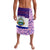 Costa Rica Christmas Lavalava with Santa Claus Pink Orchid Tree National Emblem and Festive Pattern Design - Wonder Print Shop