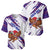 Costa Rica Christmas Baseball Jersey with Holiday Bird Gifts Red Blue Pattern and National Flag Design - Wonder Print Shop
