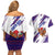 Costa Rica Christmas Couples Matching Off Shoulder Short Dress and Hawaiian Shirt with Holiday Bird Gifts Red Blue Pattern and National Flag Design - Wonder Print Shop