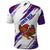 Costa Rica Christmas Polo Shirt with Holiday Bird Gifts Red Blue Pattern and National Flag Design - Wonder Print Shop