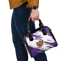 Costa Rica Christmas Shoulder Handbag with Holiday Bird Gifts Red Blue Pattern and National Flag Design - Wonder Print Shop