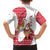 Peru Christmas Family Matching Long Sleeve Bodycon Dress and Hawaiian Shirt with Santa Claus Vicuña Andean Poncho and Red Festive Pattern Design - Wonder Print Shop