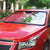 Peru Christmas Auto Sun Shade with Santa Macaw Cantuta Flower Red Swirl Pattern and Festive Design - Wonder Print Shop