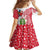 Peru Christmas Family Matching Summer Maxi Dress and Hawaiian Shirt with Santa Macaw Cantuta Flower Red Swirl Pattern and Festive Design - Wonder Print Shop