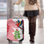 Peru Christmas Luggage Cover with Santa Macaw Cantuta Flower Red Swirl Pattern and Festive Design - Wonder Print Shop