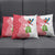 Peru Christmas Pillow Cover with Santa Macaw Cantuta Flower Red Swirl Pattern and Festive Design - Wonder Print Shop