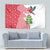 Peru Christmas Tapestry with Santa Macaw Cantuta Flower Red Swirl Pattern and Festive Design - Wonder Print Shop