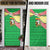 Ethiopia Christmas Door Cover with Santa Riding Lion Ethiopian Flag Colors and Tribal Pattern Design - Wonder Print Shop