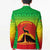 Ethiopia Christmas Blazer with Mountain Gazelle Sunset Ethiopian Flag Colors and Tribal Pattern Design - Wonder Print Shop