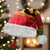 Ethiopia Christmas Santa Hat with Mountain Gazelle Sunset Ethiopian Flag Colors and Tribal Pattern Design - Wonder Print Shop