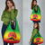 Ethiopia Christmas Grocery Bag with Mountain Gazelle Sunset Ethiopian Flag Colors and Tribal Pattern Design - Wonder Print Shop