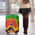 Ethiopia Christmas Luggage Cover with Mountain Gazelle Sunset Ethiopian Flag Colors and Tribal Pattern Design - Wonder Print Shop