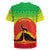 Ethiopia Christmas Rugby Jersey with Mountain Gazelle Sunset Ethiopian Flag Colors and Tribal Pattern Design - Wonder Print Shop