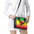Ethiopia Christmas Shoulder Handbag with Mountain Gazelle Sunset Ethiopian Flag Colors and Tribal Pattern Design - Wonder Print Shop