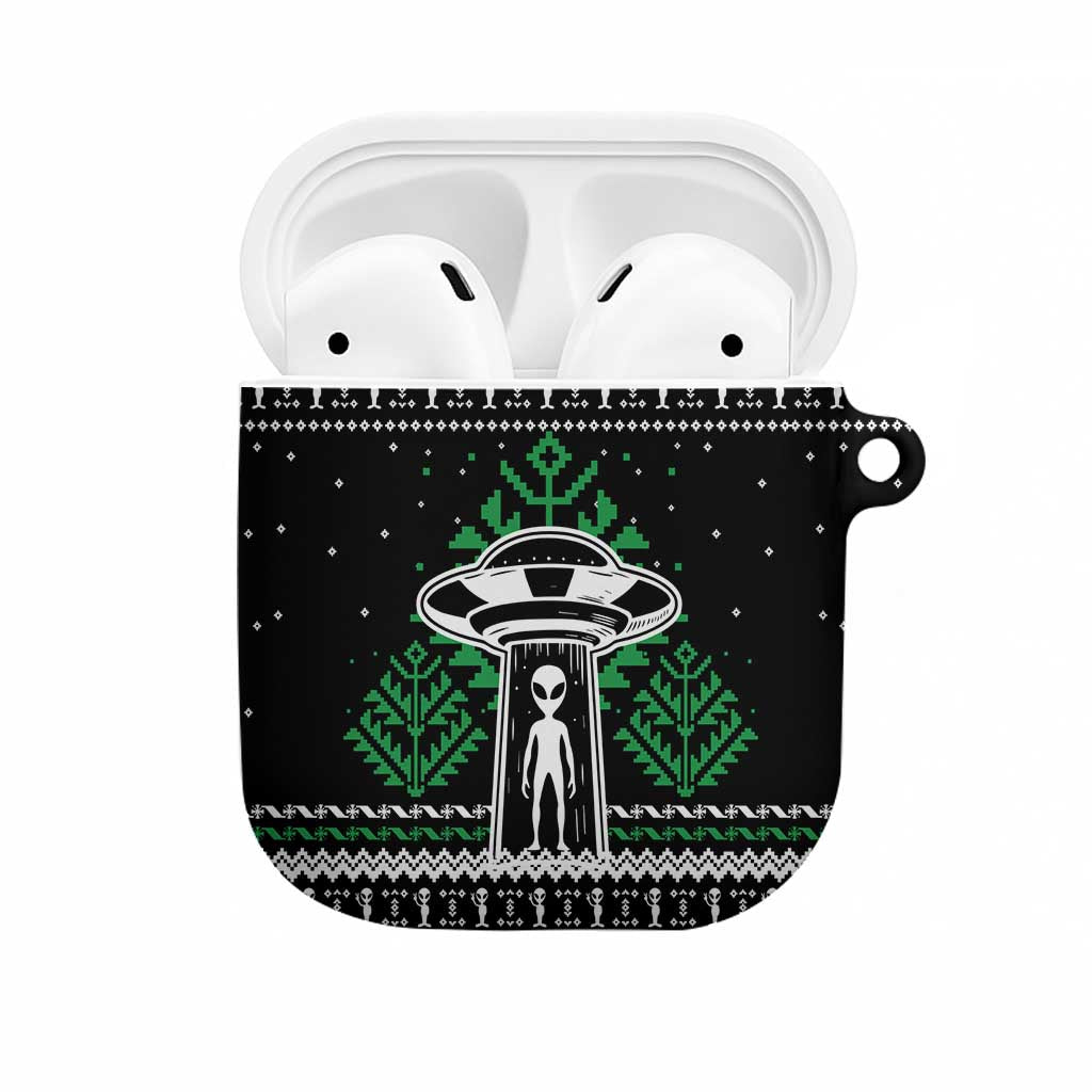 Alien Christmas AirPods Case Xmas Holiday Patterns - Wonder Print Shop