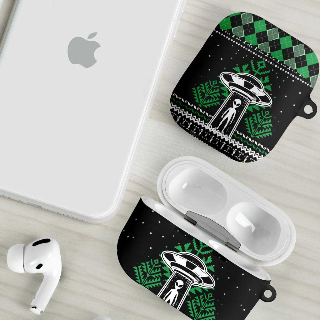 Alien Christmas AirPods Case Xmas Holiday Patterns - Wonder Print Shop