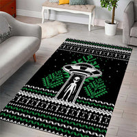 Alien Christmas Area Rug Xmas Holiday Patterns - Wonder Print Shop
