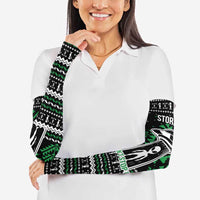 Alien Christmas Arm Sleeves Xmas Holiday Patterns - Wonder Print Shop