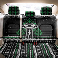 Alien Christmas Back Car Seat Cover Xmas Holiday Patterns - Wonder Print Shop