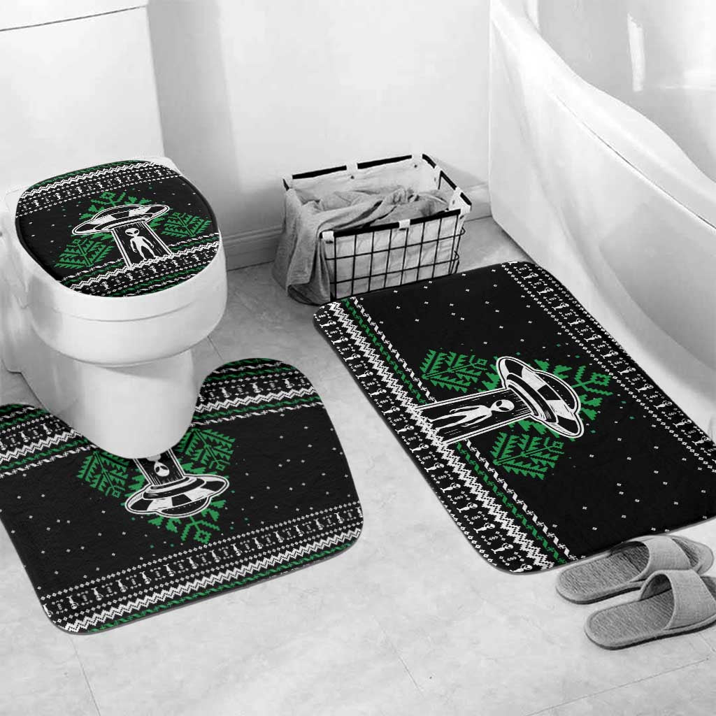 Alien Christmas Bathroom Set Xmas Holiday Patterns - Wonder Print Shop