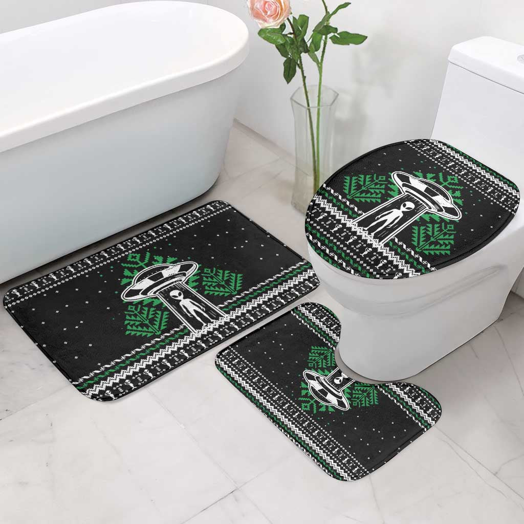 Alien Christmas Bathroom Set Xmas Holiday Patterns - Wonder Print Shop