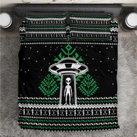 Alien Christmas Bedding Set Xmas Holiday Patterns - Wonder Print Shop