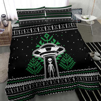 Alien Christmas Bedding Set Xmas Holiday Patterns - Wonder Print Shop