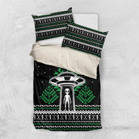 Alien Christmas Bedding Set Xmas Holiday Patterns - Wonder Print Shop