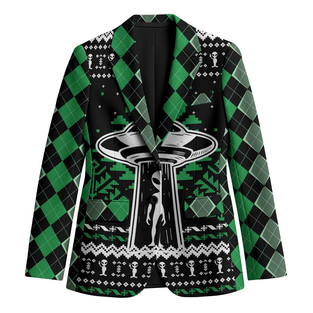 Alien Christmas Blazer Xmas Holiday Patterns - Wonder Print Shop