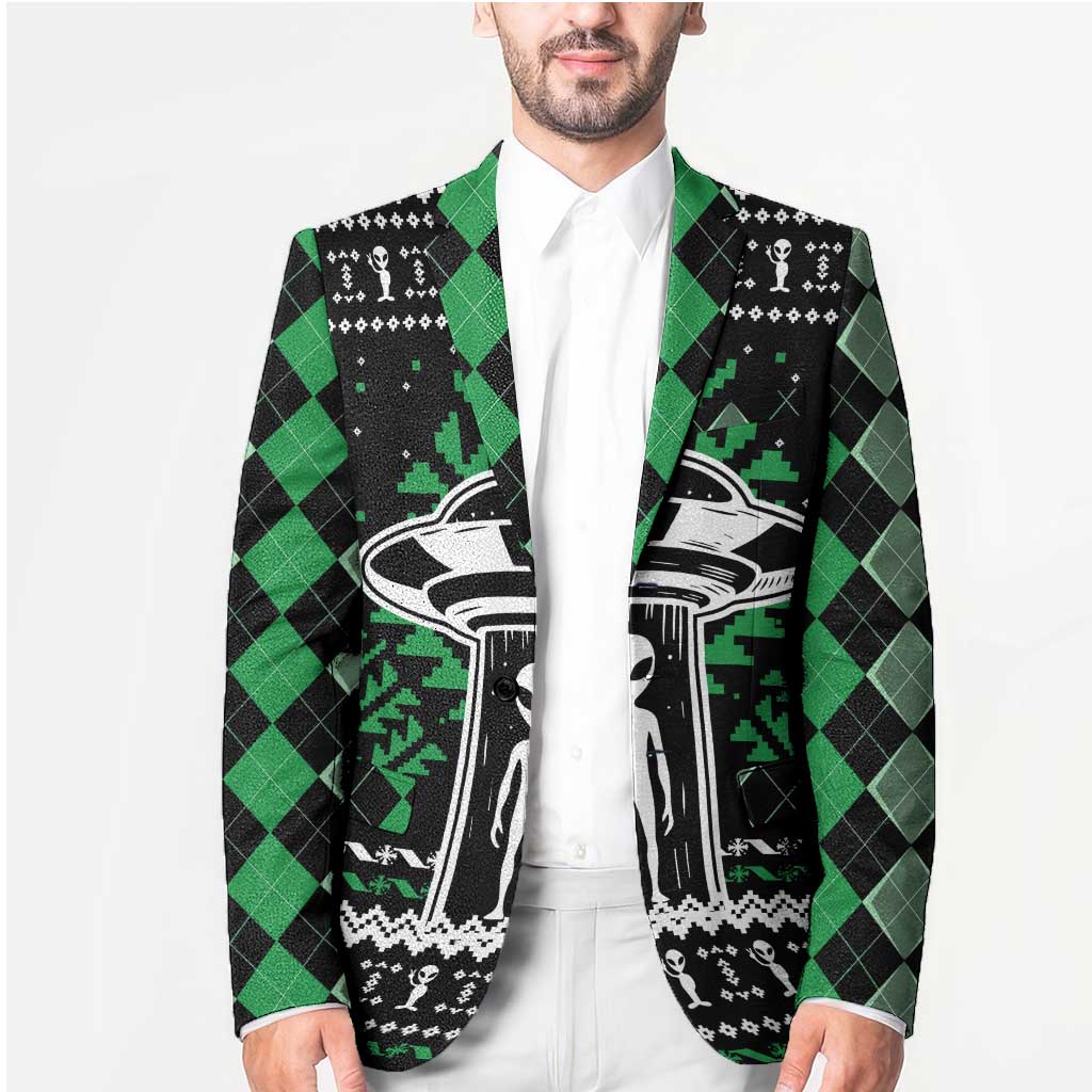 Alien Christmas Blazer Xmas Holiday Patterns - Wonder Print Shop