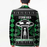 Alien Christmas Blazer Xmas Holiday Patterns - Wonder Print Shop