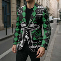 Alien Christmas Blazer Xmas Holiday Patterns - Wonder Print Shop