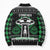 Alien Christmas Bomber Puffer Jacket Xmas Holiday Patterns - Wonder Print Shop